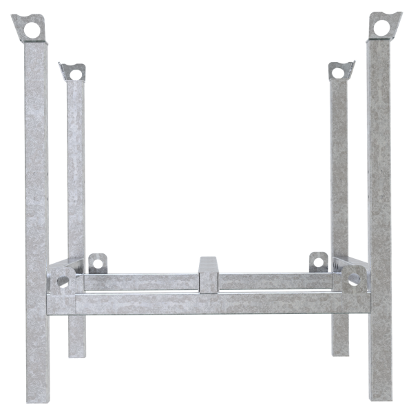 Pallet for | barrier fence | flat storage | External dimensions: 1020 x 1075 x 1080 mm